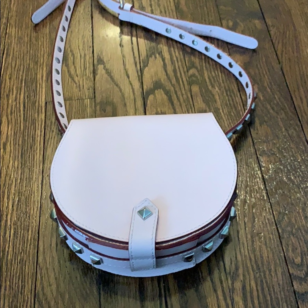 Rebecca Minkoff Light Pink Cross Body Studded Bag
